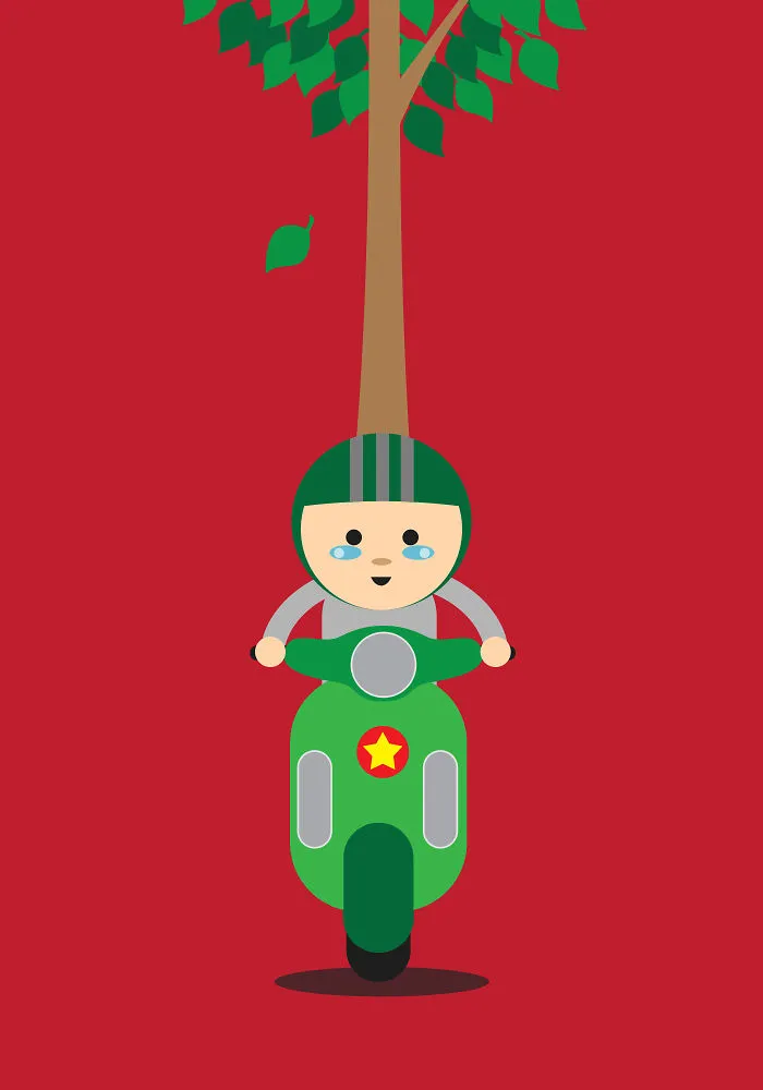 I Illustrate The Amazing Loads Of Motorbikes In Hanoi, Vietnam