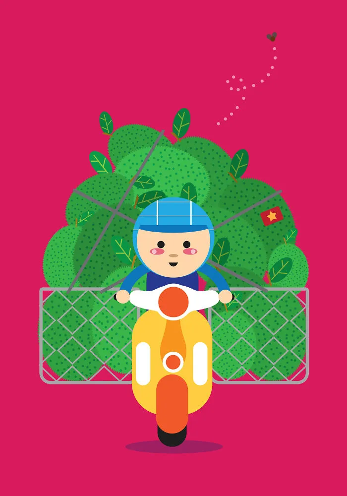 I Illustrate The Amazing Loads Of Motorbikes In Hanoi, Vietnam