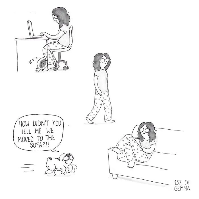 95 Adorable Comics That Hilariously Sum Up What It's Like Living With A Dog