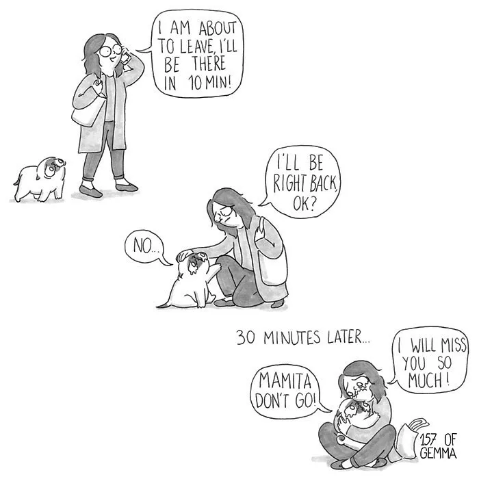 95 Adorable Comics That Hilariously Sum Up What It's Like Living With A Dog