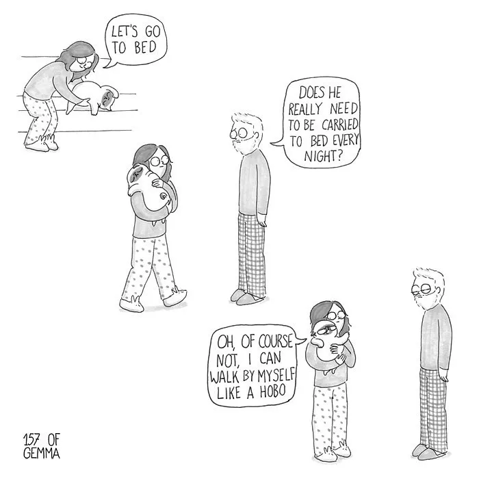 95 Adorable Comics That Hilariously Sum Up What It's Like Living With A Dog