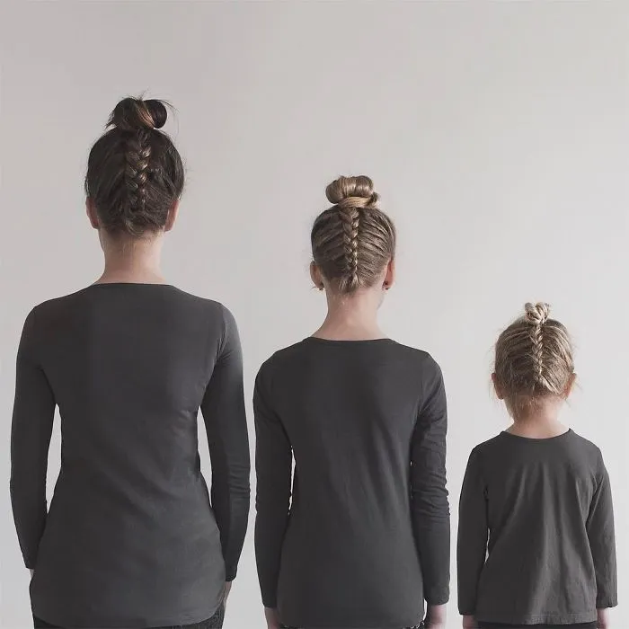 Mother Of Two Takes Adorable Photos Of Herself And Her Daughters In Matching Clothing (Part 2)