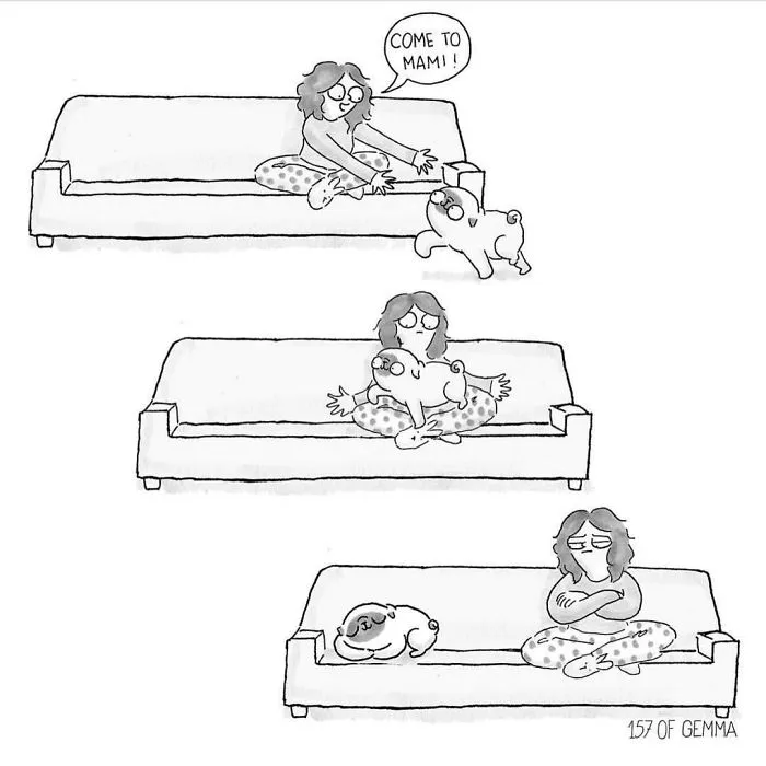 95 Adorable Comics That Hilariously Sum Up What It's Like Living With A Dog