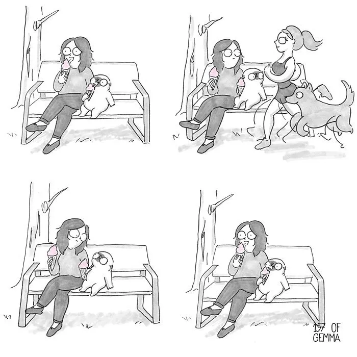 95 Adorable Comics That Hilariously Sum Up What It's Like Living With A Dog