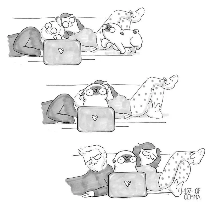 95 Adorable Comics That Hilariously Sum Up What It's Like Living With A Dog