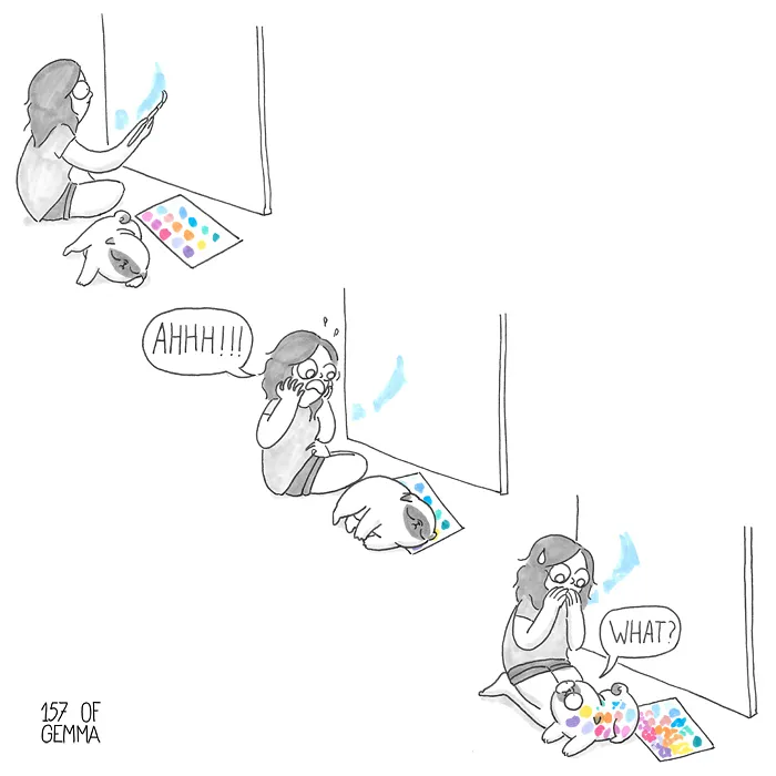 95 Adorable Comics That Hilariously Sum Up What It's Like Living With A Dog