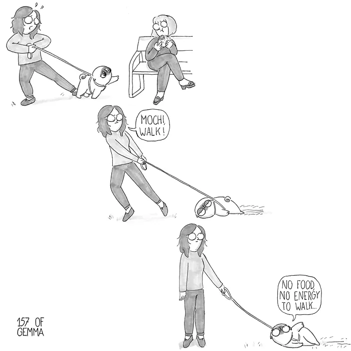 95 Adorable Comics That Hilariously Sum Up What It's Like Living With A Dog