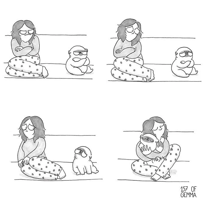 95 Adorable Comics That Hilariously Sum Up What It's Like Living With A Dog