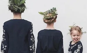 Mother Of Two Takes Adorable Photos Of Herself And Her Daughters In Matching Clothing (Part 2)