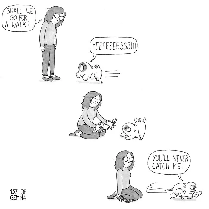 95 Adorable Comics That Hilariously Sum Up What It's Like Living With A Dog