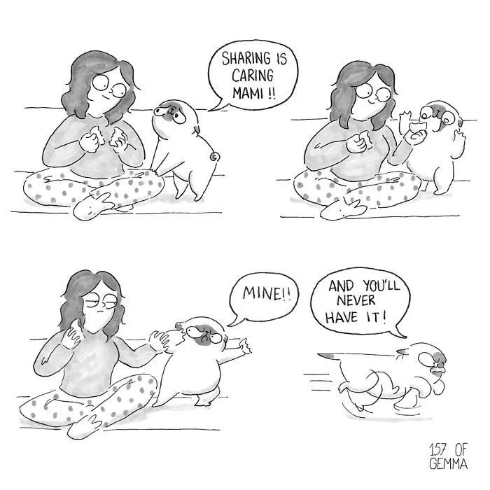 95 Adorable Comics That Hilariously Sum Up What It's Like Living With A Dog
