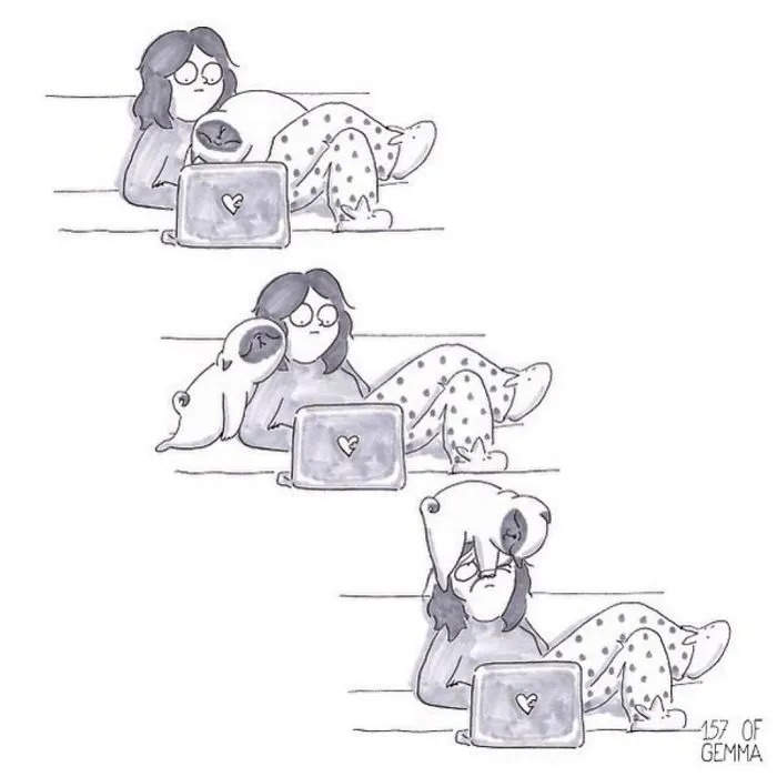 95 Adorable Comics That Hilariously Sum Up What It's Like Living With A Dog