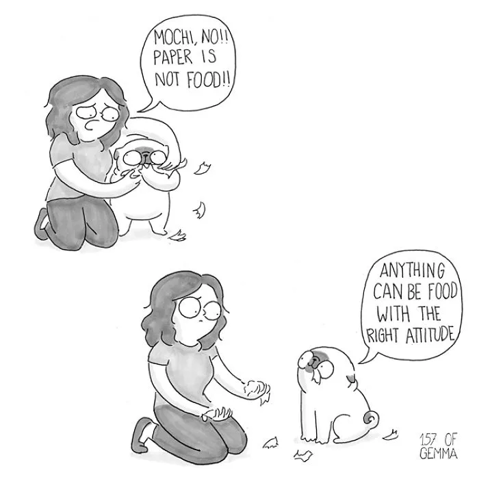 95 Adorable Comics That Hilariously Sum Up What It's Like Living With A Dog