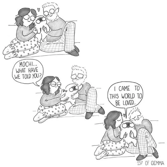 95 Adorable Comics That Hilariously Sum Up What It's Like Living With A Dog