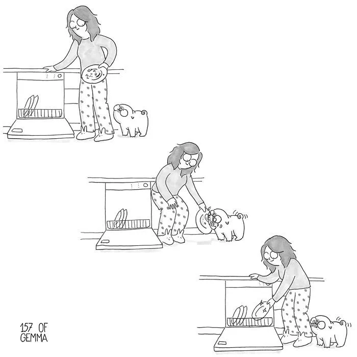 95 Adorable Comics That Hilariously Sum Up What It's Like Living With A Dog