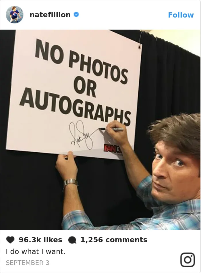 Ni fotos ni autógrafos