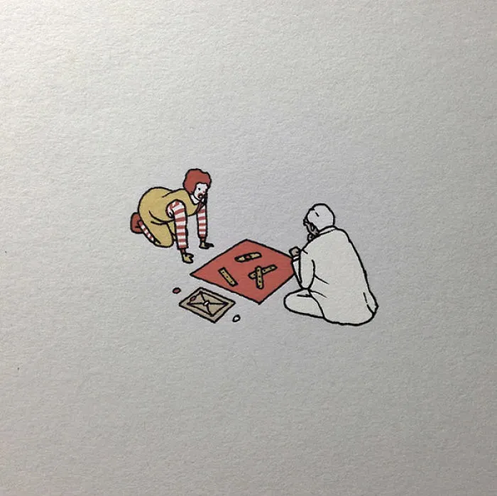 Parody Illustration By Korean Artist Kim Jung-Bin