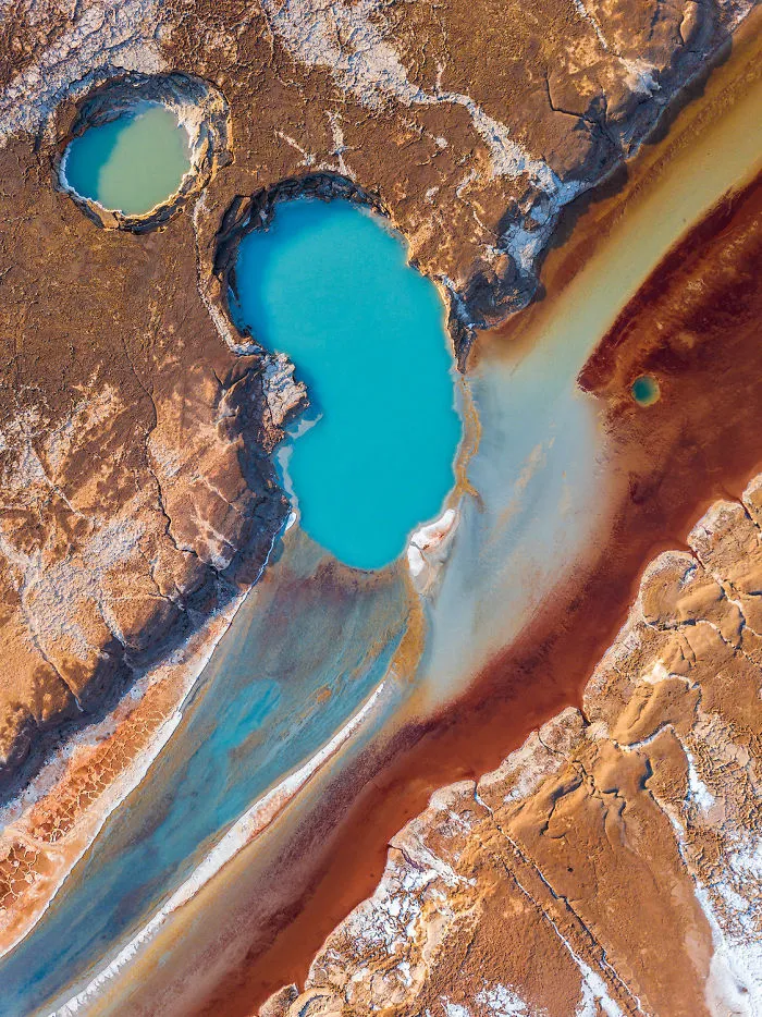 The Blue Pool Reminded Of A Kidney In Its Shape