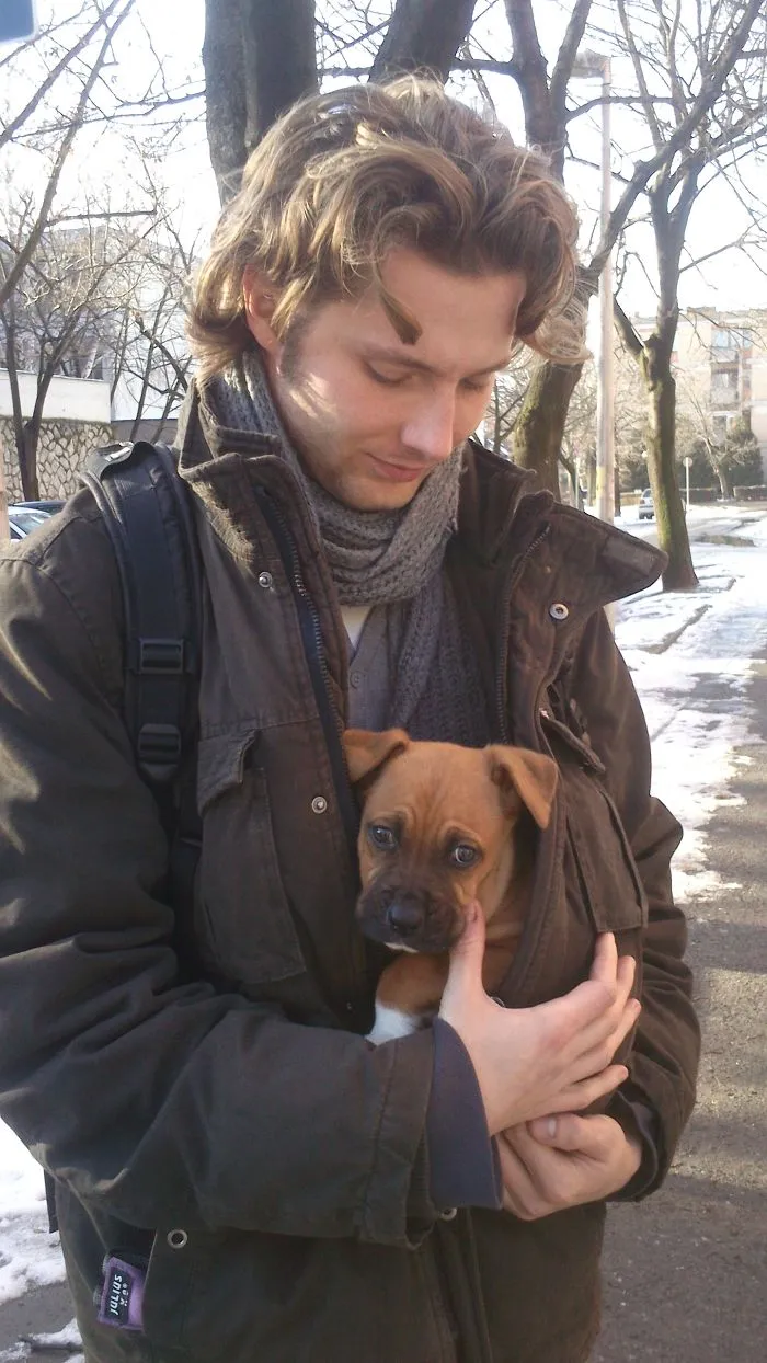 Duncan's Way To His New, Warm Home. No More Sleeps In The Snow.
