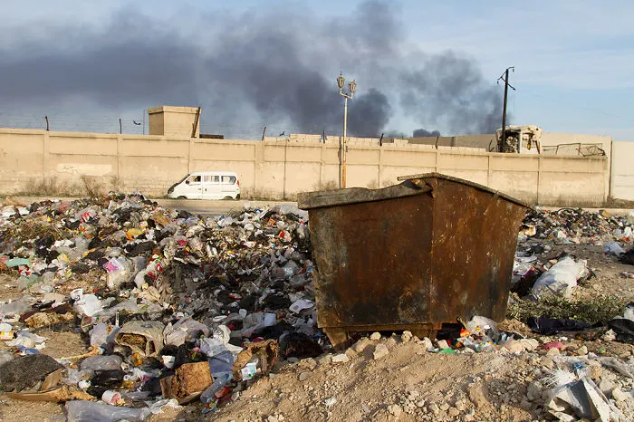 Smoke And Rubbish On The Frontline