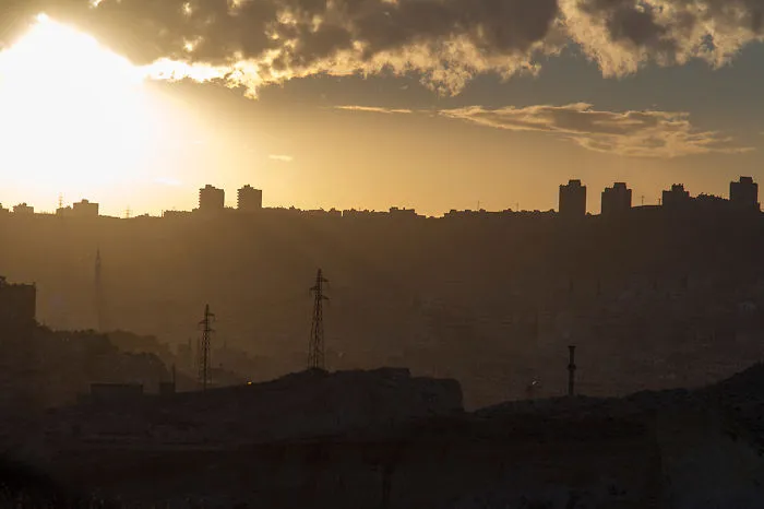 Susnet In Damascus