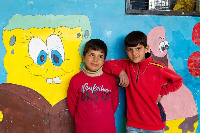 Boys In One Of Many Refugee Camps
