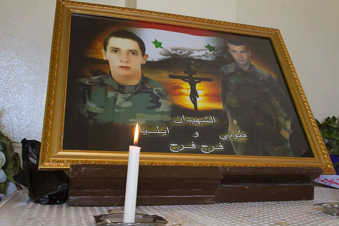 Funeral Of Two Killed Christian Soldiers In Sadad
