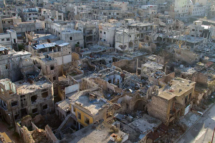 Destruction In Homs