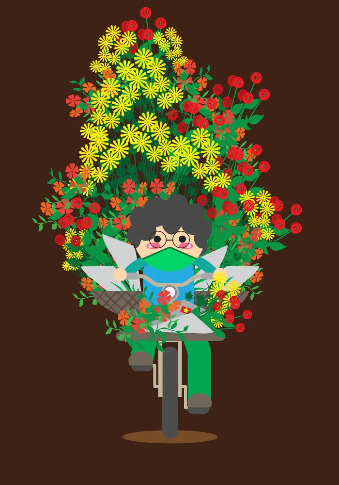 I Illustrate The Amazing Loads Of Motorbikes In Hanoi, Vietnam
