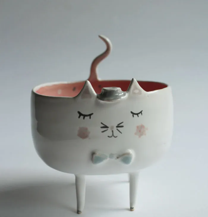 I Create Whimsical Bowls From Porcelain