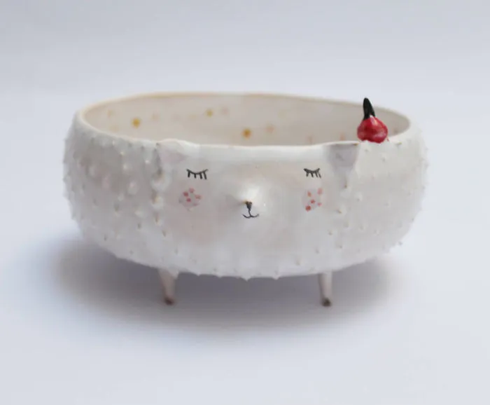 I Create Whimsical Bowls From Porcelain