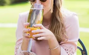 I Saw This And Had To Double Take! Yes This Really Is A Giant Prosecco Glass That Holds A Whole Bottle.