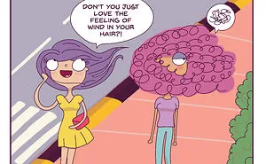 I Illustrated What It's Like Living With Curly Hair
