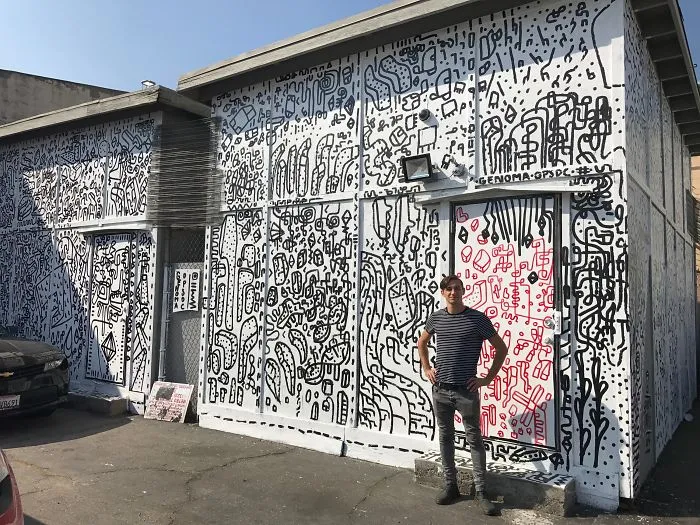 Nicola Montuschi Urban Design -  Art / Los Angeles/ Hollywood Parking Lot