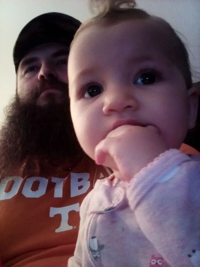 Hippo Cub In Her Natural Habitat.