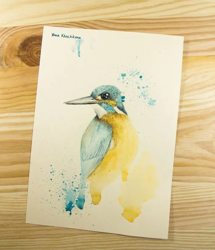 My First Watercolor Paintings