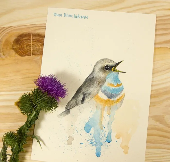 My First Watercolor Paintings