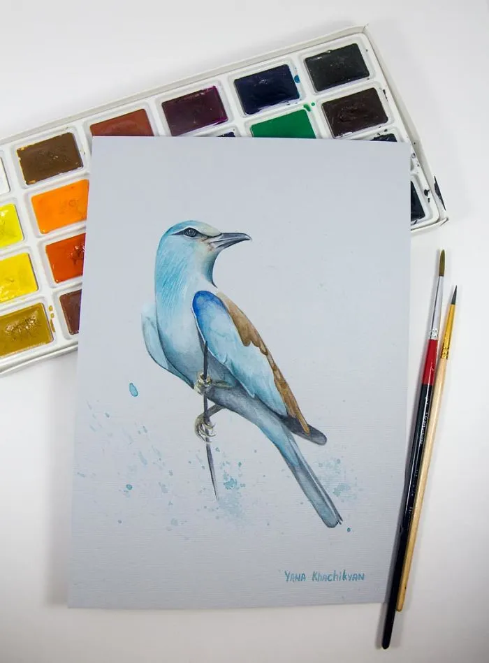 My First Watercolor Paintings