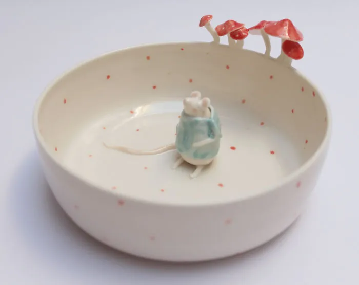 I Create Whimsical Bowls From Porcelain