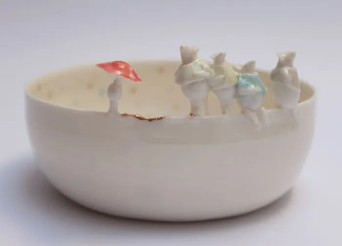 I Create Whimsical Bowls From Porcelain