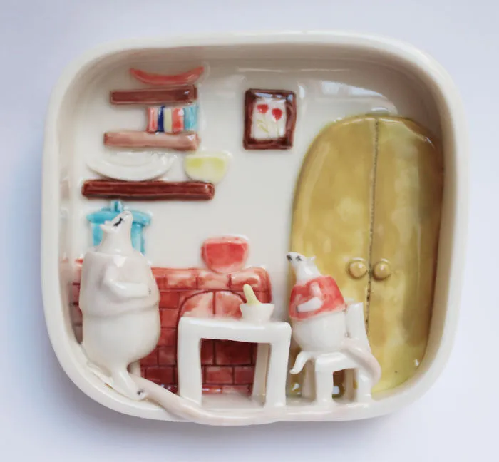 I Create Whimsical Bowls From Porcelain