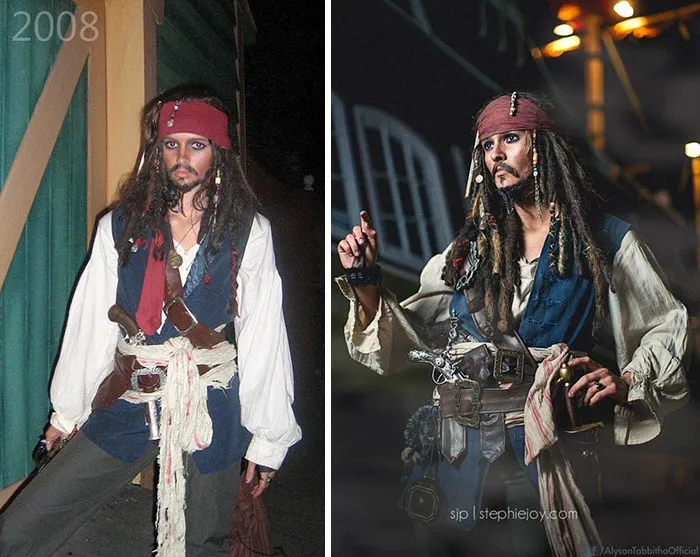 10+ Cosplayers muestran cómo han mejorado con los años y las diferencias son claras