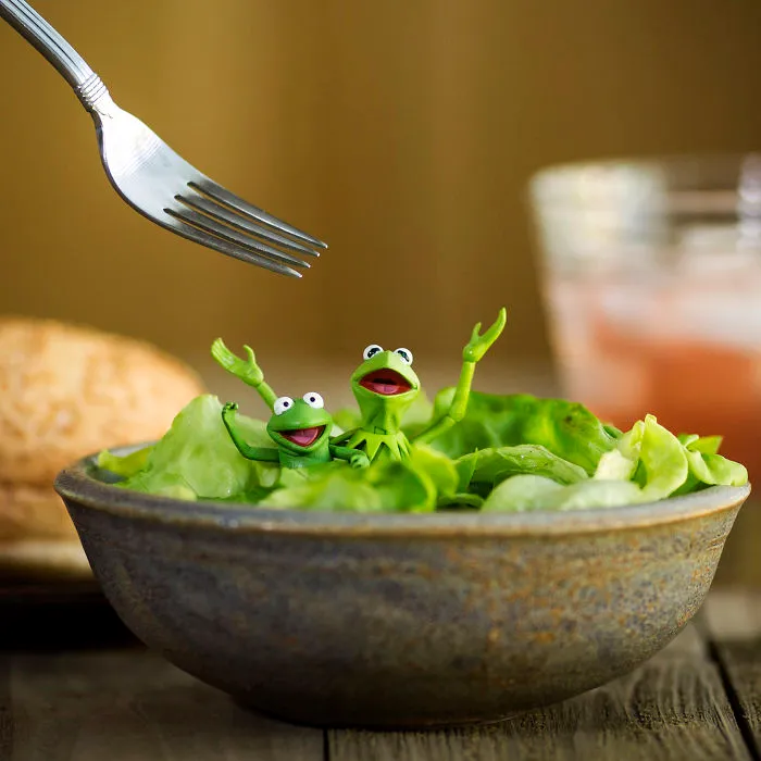 Salad, Kermit? Or Is It A Kermit Salad!