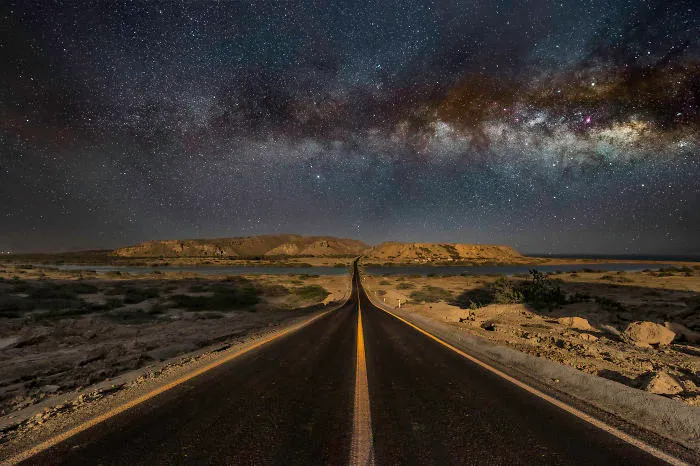 Nightscape | Milky Way Road, Iran - Massoud Ghadirifar / Pna