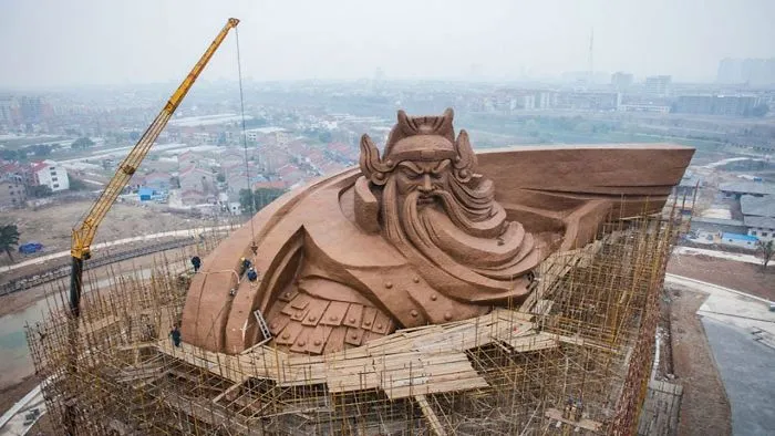China Just Unveiled The God Of War Statue And It Is Unbelievably Impressive Check This Out