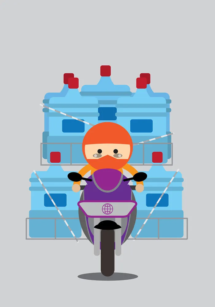 I Illustrate The Amazing Loads Of Motorbikes In Hanoi, Vietnam