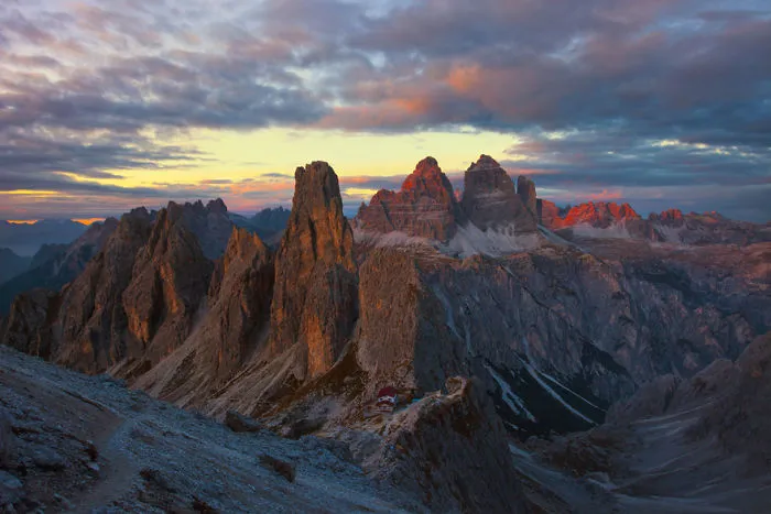 Dolomites Kaleidoscopic Sunset