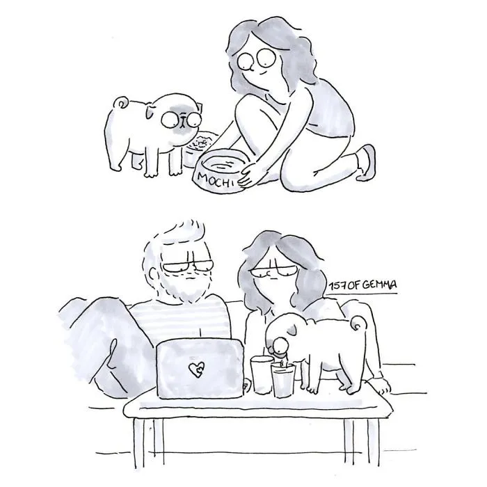 95 Adorable Comics That Hilariously Sum Up What It's Like Living With A Dog