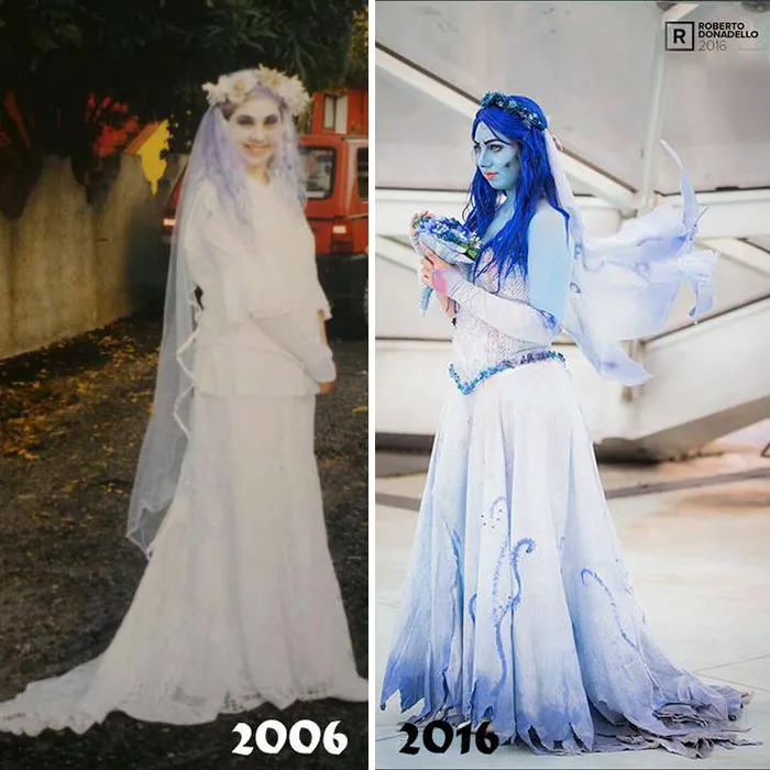 10+ Cosplayers muestran cómo han mejorado con los años y las diferencias son claras