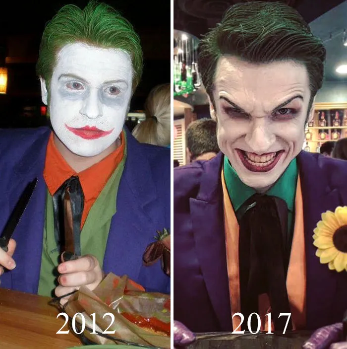 10+ Cosplayers muestran cómo han mejorado con los años y las diferencias son claras